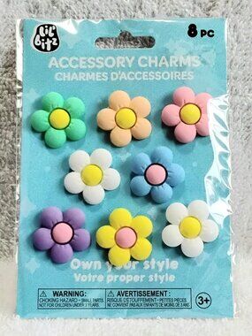 Sealed 3/$30 Set of 8 Themed Own Your Style Croc Charms by Lil' Bitz Modifi!!